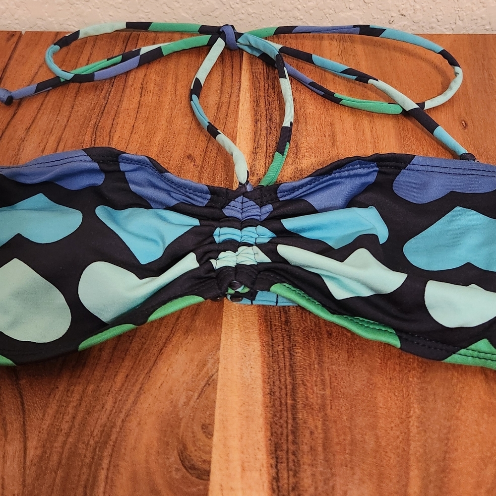 Old Navy Bandeau Heart Two-Piece Bikini, Vintage